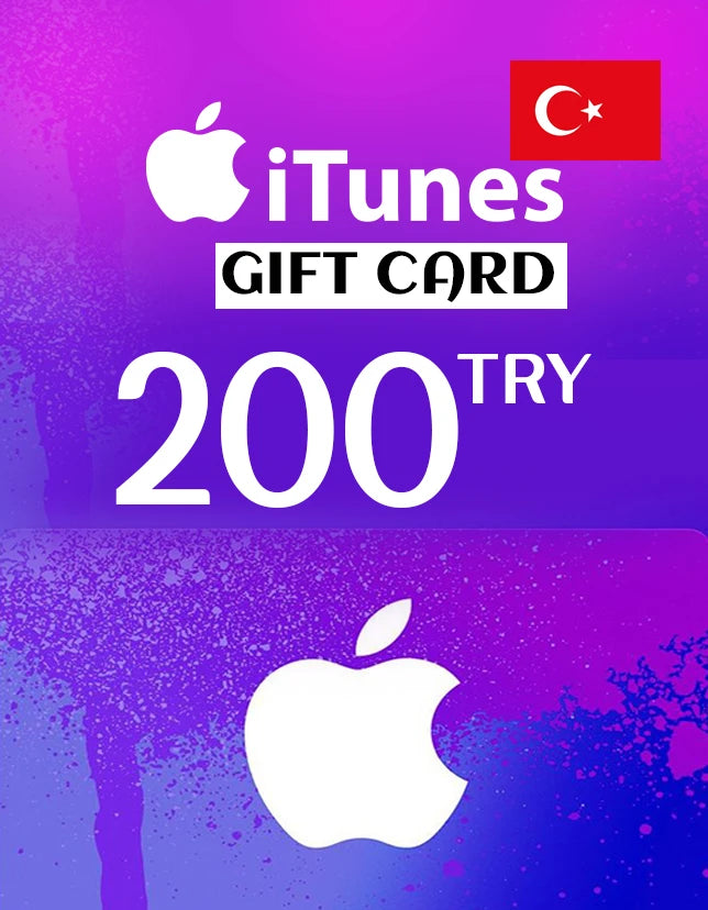 Apple iTunes Gift Card 200 TRY