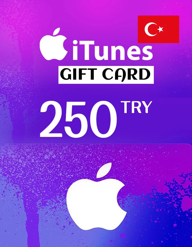 Apple iTunes Gift Card 250 TRY