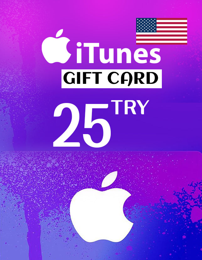 Apple iTunes Gift Card 25 USD Key - UNITED STATES - cdkeydeals.com