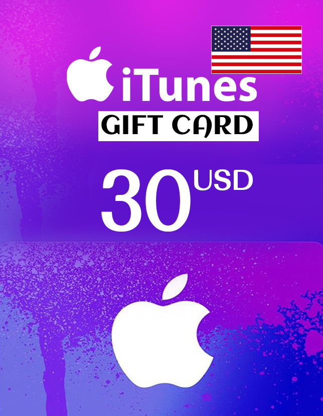 Apple iTunes Gift Card 30 USD Key - UNITED STATES - cdkeydeals.com