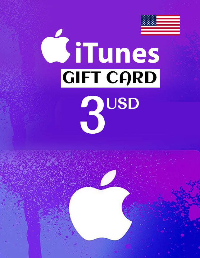 Apple iTunes Gift Card 3 USD Key - UNITED STATES
