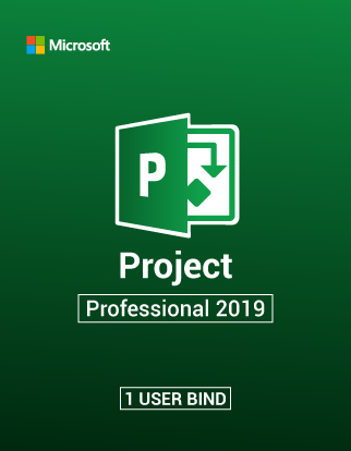 Microsoft Project pro 2019 1 user bind Genuine License