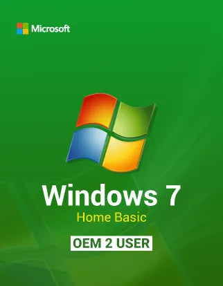 Microsoft Windows 7 home basic OEM 2 user