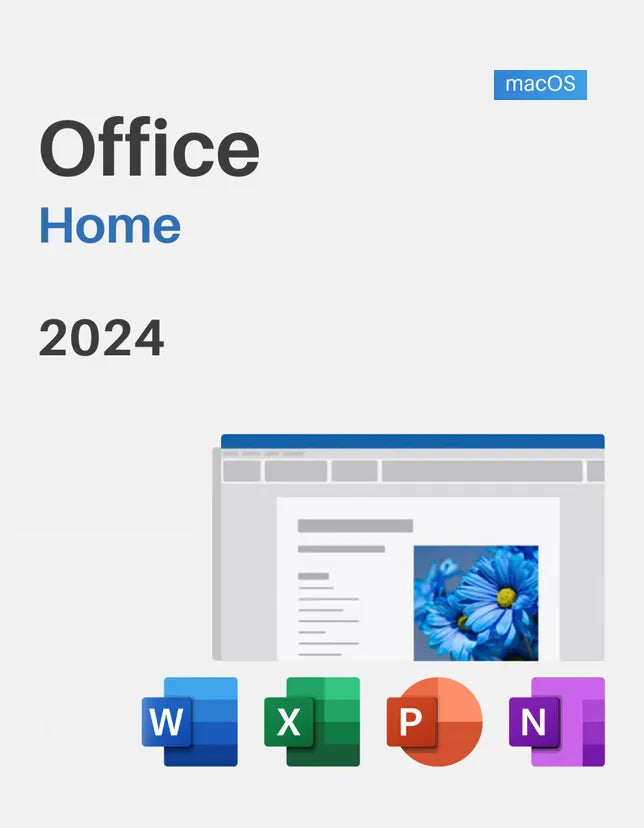 Microsoft Office 2024 Home – Activation key for Mac