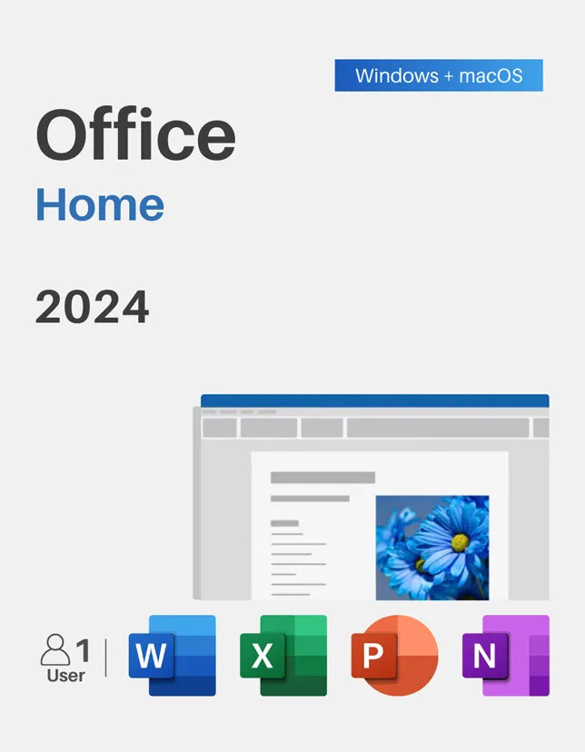 Microsoft Office 2024 Home – Activation key for Windows