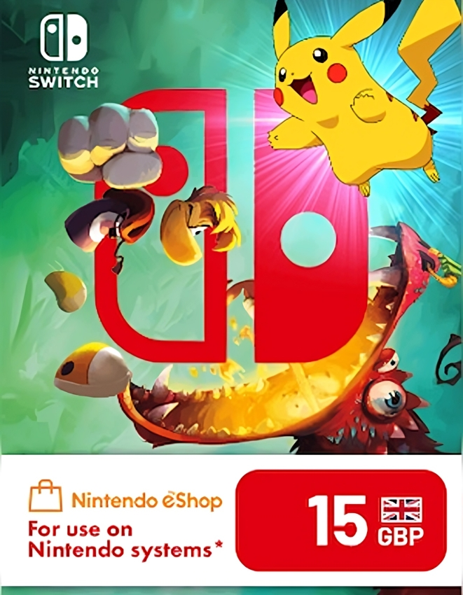Nintendo eShop Card 15 GBP Key - UNITED KINGDOM-1