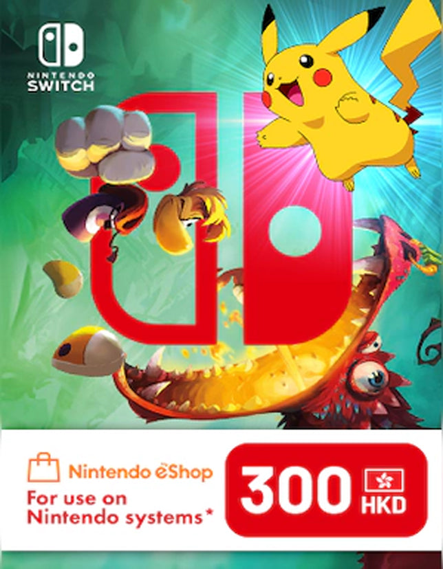 Nintendo eShop Card 300 HKD Key - HONG KONG
