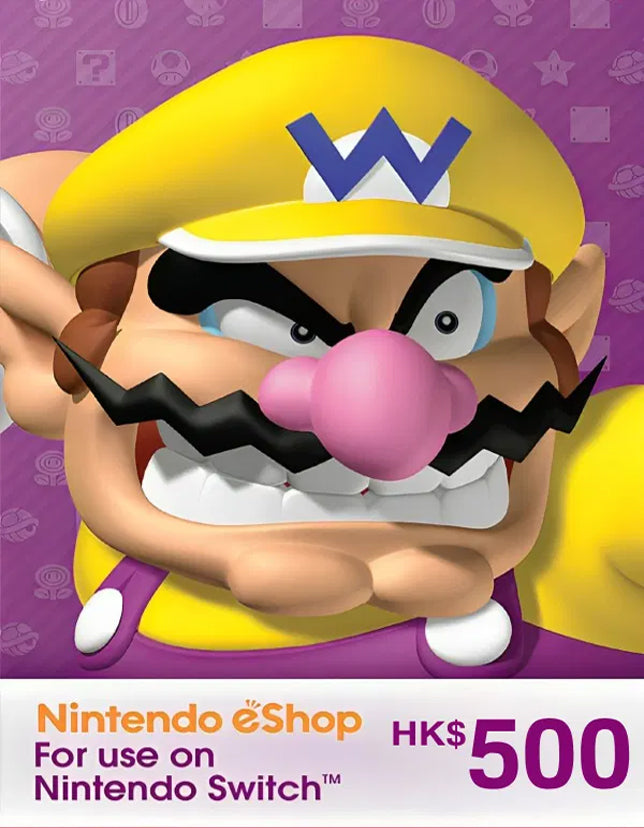 Nintendo eShop Card 500 HKD Key - HONG KONG