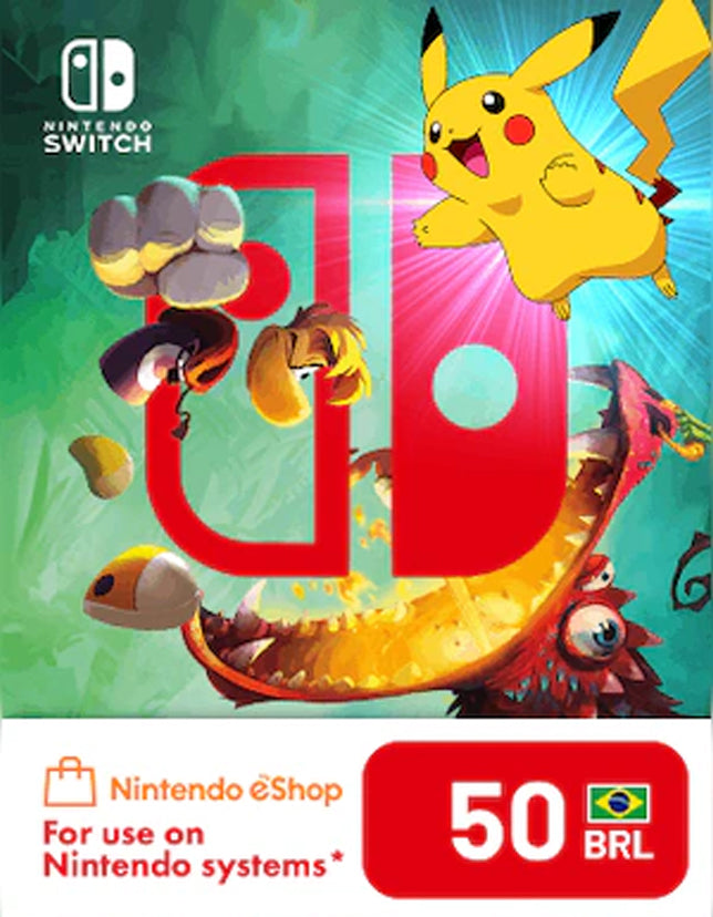 Nintendo eShop Card 50 BRL Key - BRAZIL - cdkeydeals.com