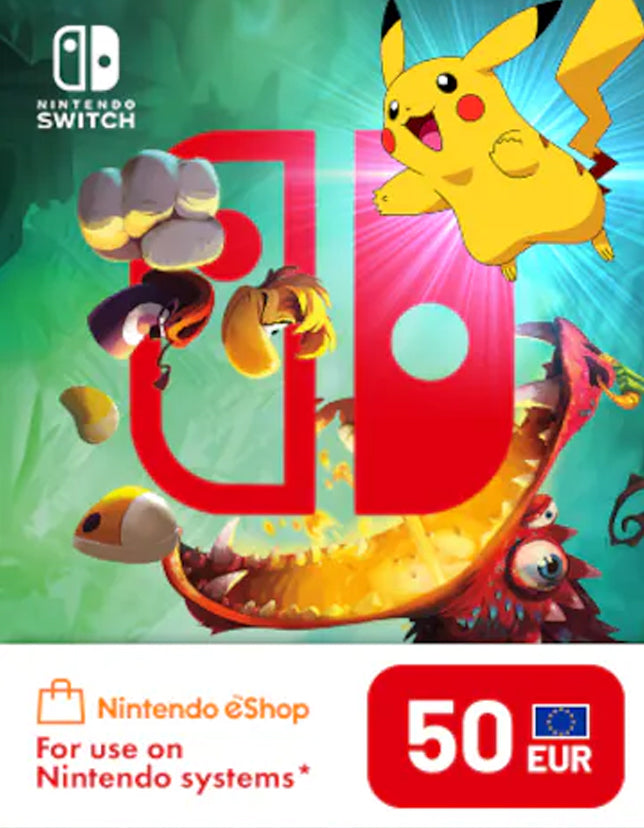 Nintendo eShop Card 50 EUR Key - EU - cdkeydeals.com