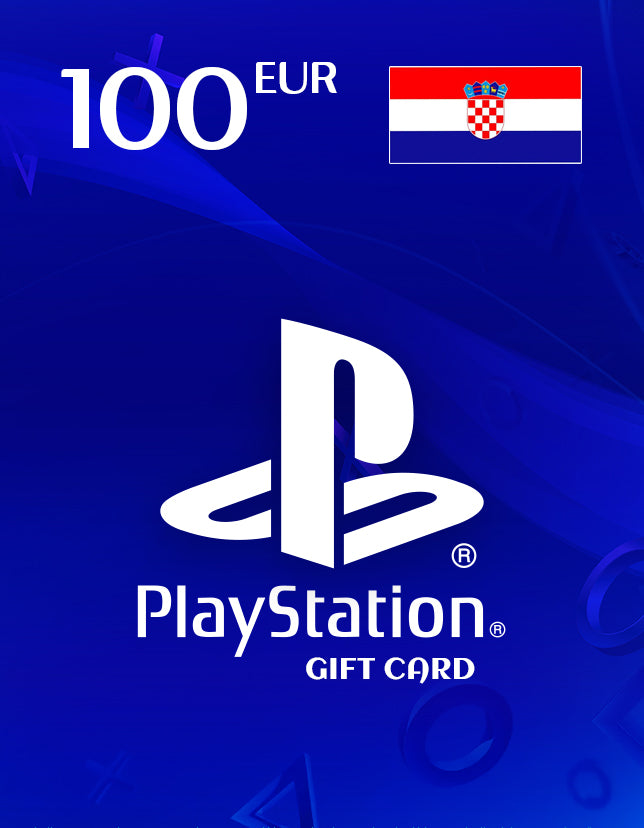 PlayStation Gift Card 100 EUR - CROATIA