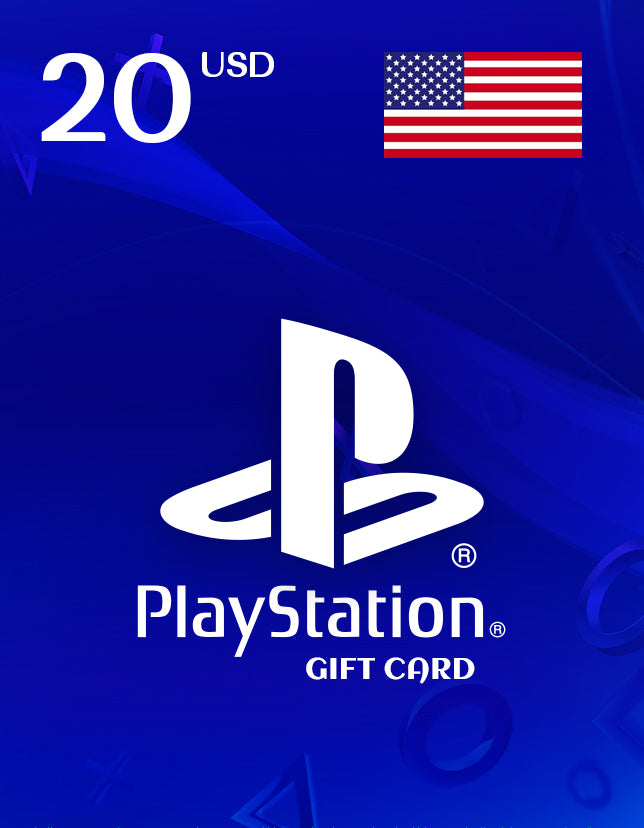 PlayStation Gift Card 20 USD - UNITED STATES - cdkeydeals.com