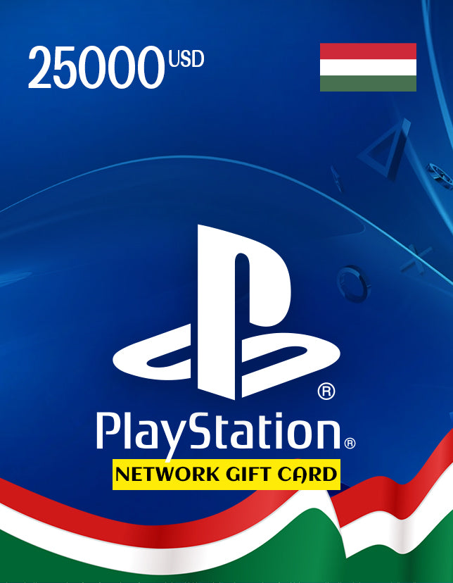 PlayStation Gift Card 25000 HUF - HUNGARY