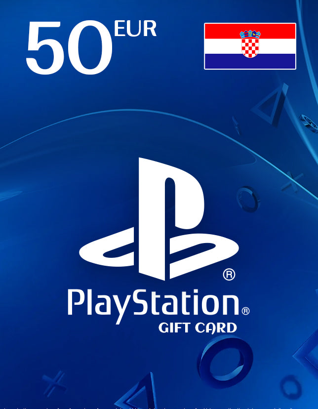 PlayStation Gift Card 50 EUR - CROATIA - cdkeydeals.com