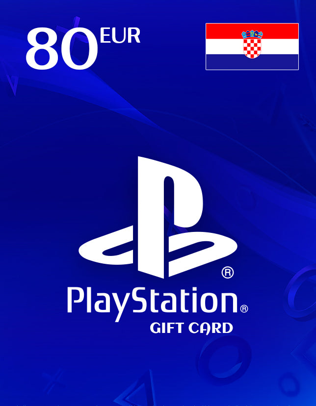 PlayStation Gift Card 80 EUR - CROATIA - cdkeydeals.com