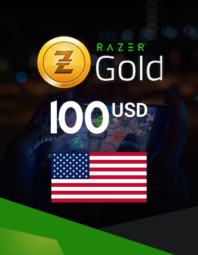 Razer Gold Gift Card 100 USD Key - UNITED STATES