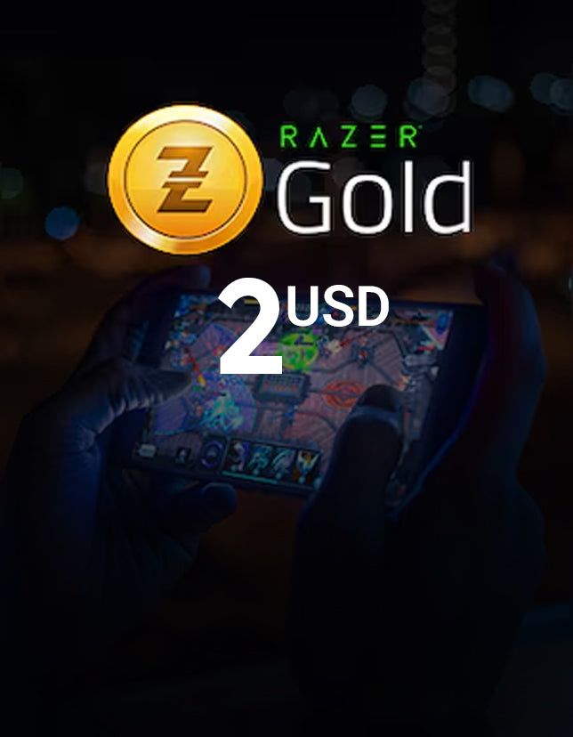Razer Gold Gift Card 2 USD Key - GLOBAL