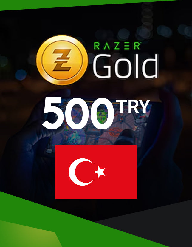 Razer Gold Gift Card 500 TRY Key - TURKEY - cdkeydeals.com