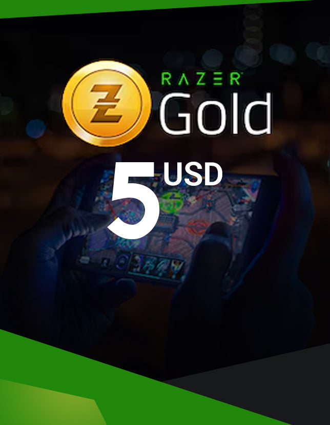 Razer Gold Gift Card 5 USD Key - GLOBAL - cdkeydeals.com
