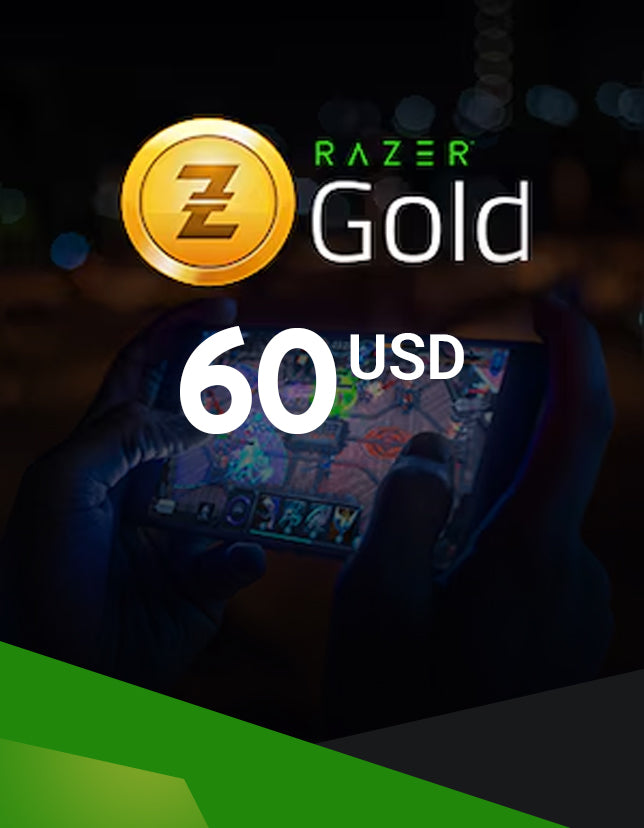 Razer Gold Gift Card 60 USD Key - UNITED STATES