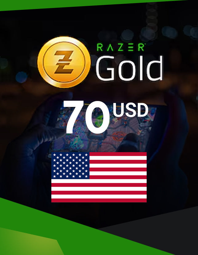 Razer Gold Gift Card 70 USD Key - UNITED STATES-1