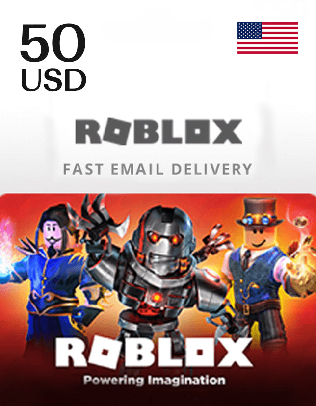 Roblox Gift Card 50 USD Key - UNITED STATES
