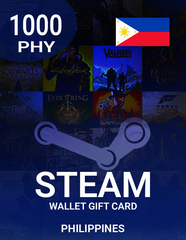 Steam Wallet Gift Card 1000 PHP Key - PHILIPPINES - cdkeydeals.com