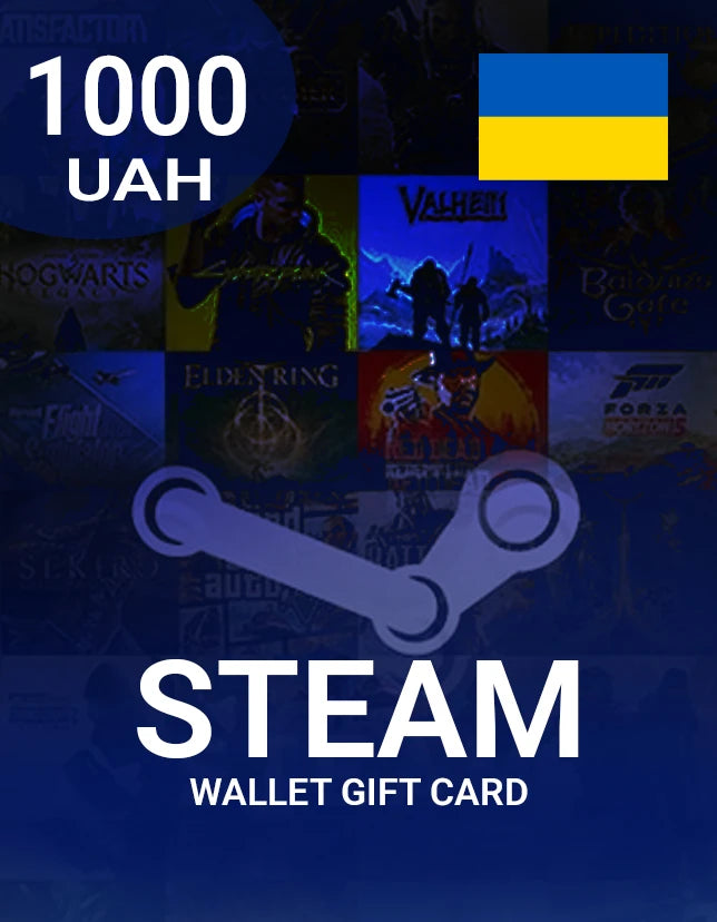 Steam Wallet Gift Card 1000 UAH