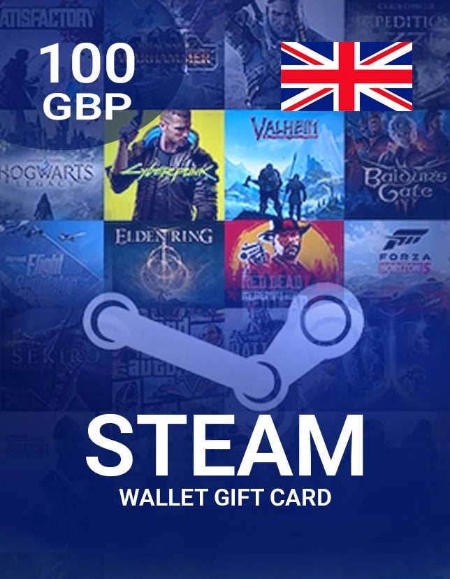 Steam Wallet Gift Card 100 GBP