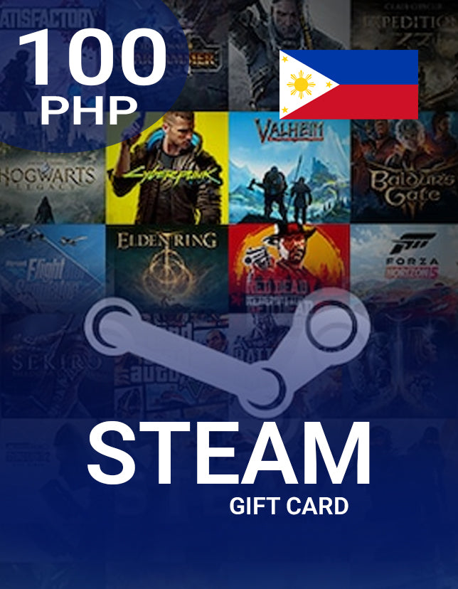 Steam Wallet Gift Card 100 PHP Key - PHILIPPINES