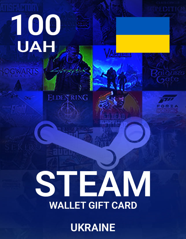Steam Wallet Gift Card 100 UAH Key - UKRAINE - cdkeydeals.com