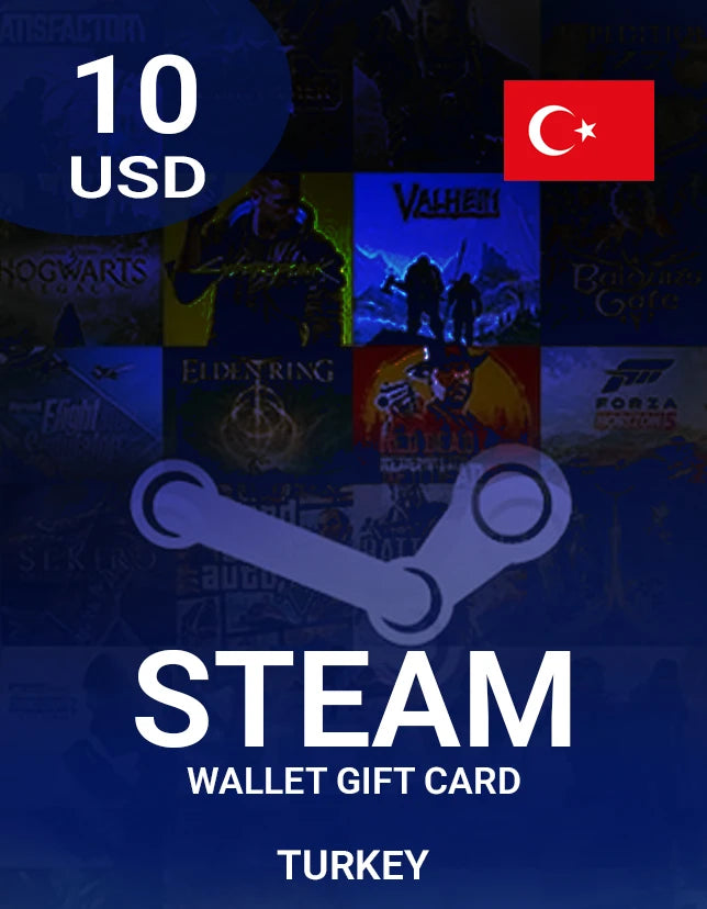 Steam Wallet Gift Card 10 USD