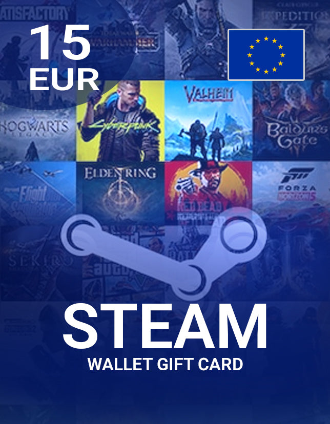 Steam Wallet Gift Card 15 EUR Key - EU
