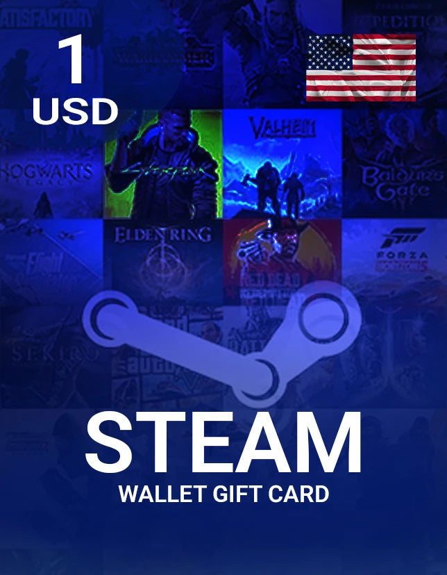 Steam Wallet Gift Card 1 USD