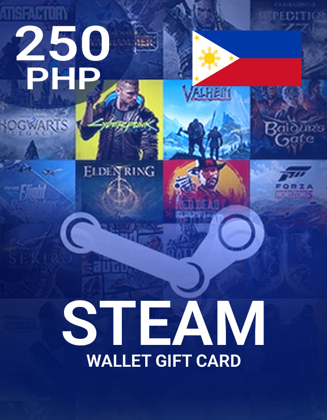 Steam Wallet Gift Card 250 PHP Key - PHILIPPINES