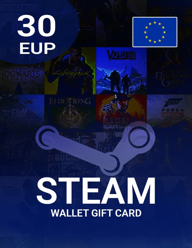Steam Wallet Gift Card 30 EUR