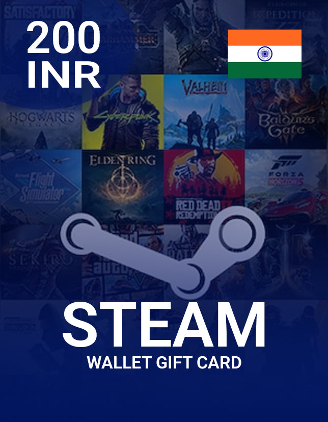 Steam Wallet Gift Card 500 INR Key - INDIA-1