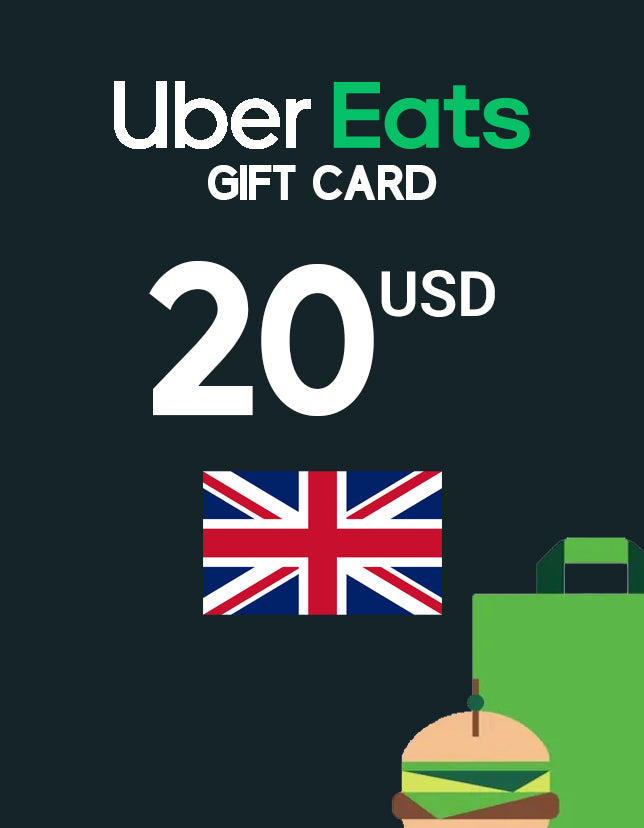 Uber Eats Gift Card 20 GBP Key - UNITED KINGDOM
