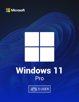 Windows 11 Pro for 3 PC – Lifetime License (Digital Key)