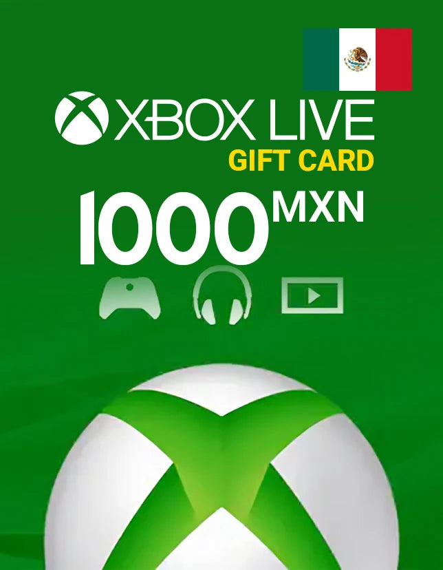 Xbox Live Gift Card 1000 MXN