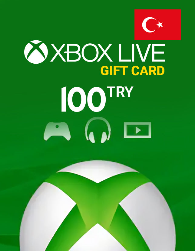 Xbox Live Gift Card 100 TRY Xbox Live Key - TURKEY - cdkeydeals.com