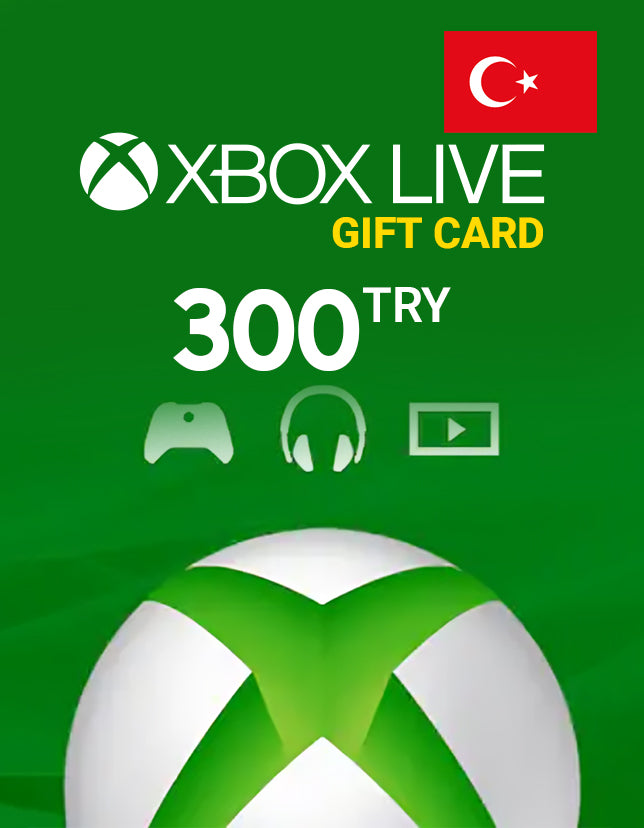 Xbox Live Gift Card 300 TRY Xbox Live Key - TURKEY - cdkeydeals.com