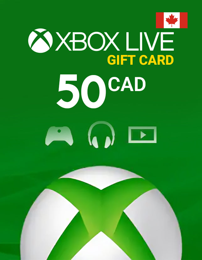 Xbox Live Gift Card 50 CAD Xbox Live Key - CANADA