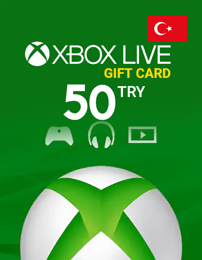 Xbox Live Gift Card 50 TRY Xbox Live Key - TURKEY - cdkeydeals.com