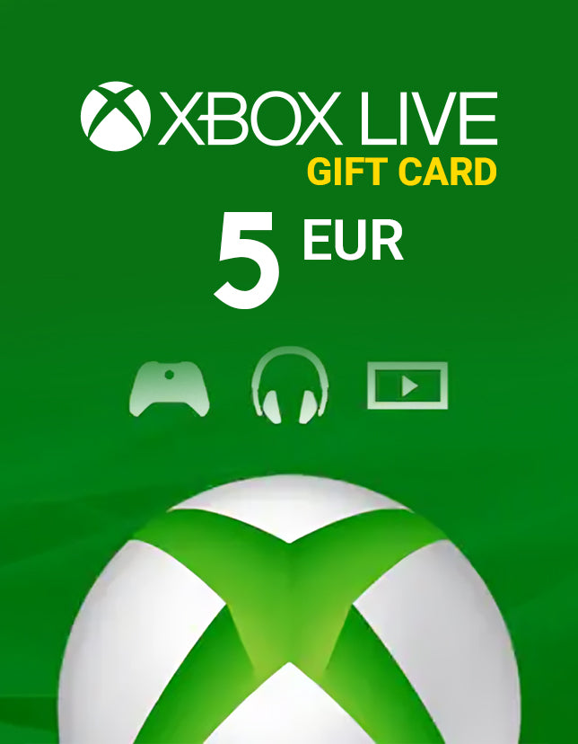 Xbox Live Gift Card 5 EUR Xbox Live Key - EU