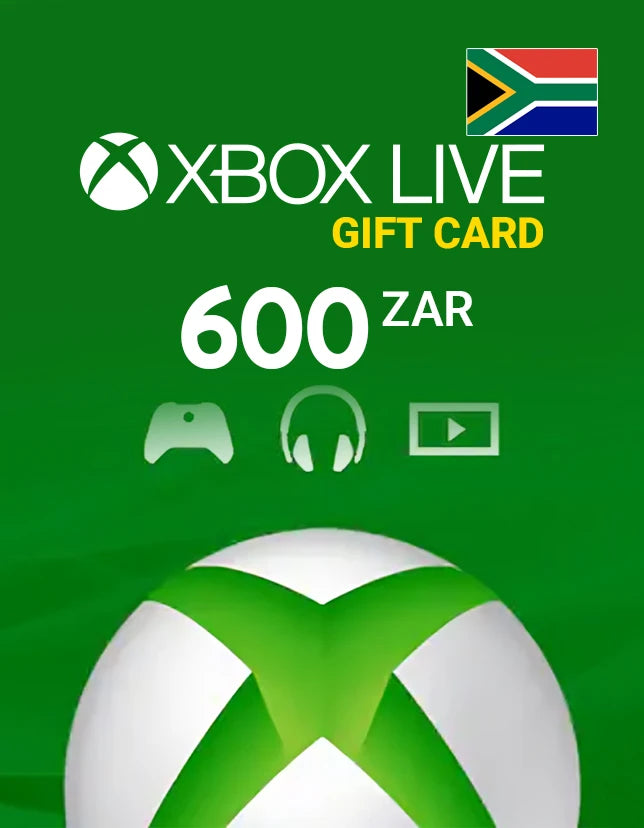Xbox Live Gift Card 600 ZAR 