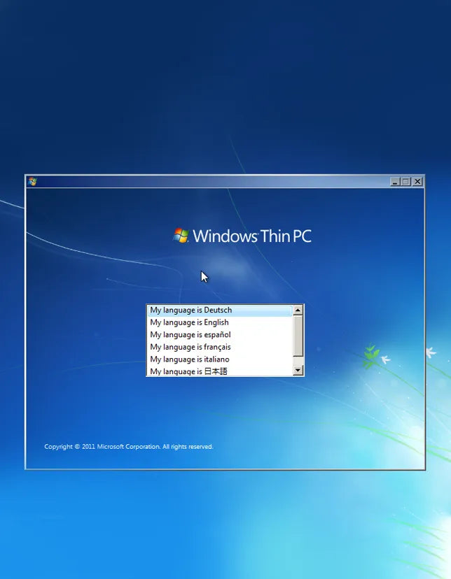 Windows 7 Thin PC